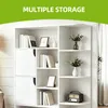 Bücherregal mit 9 Ebenen und 2 Türen, Aufbewahrungsregal Produktbild-Vorschau 4