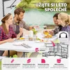 TecTake 404527, Bílá, 4 sedadlo/sedadel Náhled obrázku produktu 5