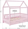 Juskys Kinderbett Marli 90 x 200 cm - Bettkasten, Gitter, Produktbild-Vorschau 12