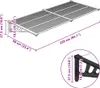 vidaXL Strieška na dvere čierna a transparentná 239x90 cm Náhľad obrázku produktu 6
