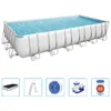 Bestway Power Steel Pool-Set Rechteckig 732x366x132 cm Produktbild-Vorschau 1