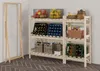 Kombiregal schmal Vorratsregal, Kistenregal, Lagerregal aus Produktbild-Vorschau 2