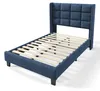 Letto imbottito Zubaliya, singolo - 90x200 cm, blu - Anteprima dell’immagine prodotto 5