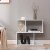 Beistelltisch 'Koxjö' Standregal 57 x 60 x 20 cm Weiß Produktbild-Vorschau 3