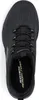 A top-down view of a black sneaker. Voir les images du produit