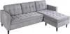 riess-ambiente Ecksofa STOCKHOLM 220cm grau Cordstoff Produktbild-Vorschau 13