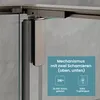 doporro Fünfeckdusche Duschkabine 100x100cm Duschabtrennung Produktbild-Vorschau 7
