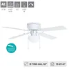 Stropný ventilátor EGLO Cagliari, 4 lopatky s reťazou, Náhľad obrázku produktu 10