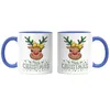 Merry Christmas Tasse Blau Geschenkidee Rentier-Fans Rudolf Produktbild-Vorschau 3