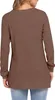 ASKSA Pullover Damen Elegant Basic Langarmshirt Oberteile Produktbild-Vorschau 2
