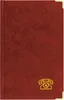 A red address book with gold corner protectors and a gold telephone icon on the cover. Náhľad obrázku produktu