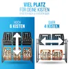 ATHELON® Getränkekistenregal für 6 Kisten - Platzsparendes Produktbild-Vorschau 3