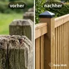 Pfostenkappe für Holzpfosten Zaunkappe Pfostenabdeckung – 1 Produktbild-Vorschau 3