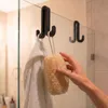 Doppel-Duschhaken 2er Set – Schwarz, für Handtücher und Produktbild-Vorschau 3