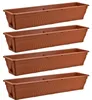 4x Balkonkasten 100cm Blumenkasten mit Wasserspeicher Produktbild-Vorschau 1