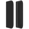 The Living Store Kopfteil mit Ohren Schwarz 203x16x78/88 cm Produktbild-Vorschau 4