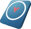 A blue square electronic device with a white circle and a red logo inside the circle. Náhľad obrázku produktu