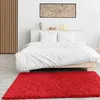 Teppich Prime Shaggy Hochflor Langflor Einfarbig Modern Rot Produktbild-Vorschau 1