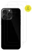 A black smartphone with a camera lens protector is shown against a white background. Produktbild-Vorschau