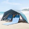 Strandmuschel mit Sonnenschirm – 3-in-1 Sonnenschutz, Produktbild-Vorschau 3