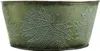 Pflanzschale Herbstdeko Ahornblätter Metalltopf grün Ø25cm Produktbild-Vorschau 4