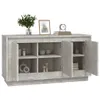 vidaXL Sideboard Betongrau 102x35x55 cm Holzwerkstoff Produktbild-Vorschau 4