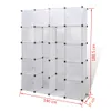 vidaXL Armoire modulaire à 14 compartiments blanc Voir les images du produit 14