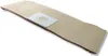 A beige vacuum cleaner bag with a white connector piece is shown on a white background. Anteprima dell’immagine prodotto