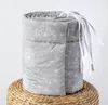 PUSTELBLUME Grau 100% Baumwolle 210 x 30 cm BETTUMRANDUNG Produktbild-Vorschau 4