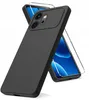 Čierne, elegantné silikónové puzdro pre Honor 600 s Náhľad obrázku produktu 2