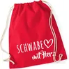 Huuraa Turnbeutel Schwabe mit Herz 12 Liter Classic Red Produktbild-Vorschau 1