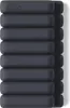 A stack of dark gray Bala Bangles wrist/ankle weights. Produktbild-Vorschau