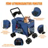 2 in 1 Hundewagen Hundebuggy klappbar für Hunde & Produktbild-Vorschau 6