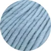 A close-up view of light blue yarn. Produktbild-Vorschau