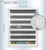 Doppelrollo 80x230 cm Duo Rollo Klemmfix ohne Bohren Produktbild-Vorschau 5