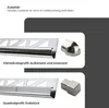 Dalsys, listwa narożna do płytek, 2,5m x 10mm, stal Podgląd zdjęcia produktu 7