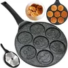 Pancake Pfanne 7 Smileys marmorierte Antihaftbeschichtung Produktbild-Vorschau 1