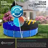 KESSER® Solar Poolabdeckung Pool Abdeckplane mit Stahlseil Produktbild-Vorschau 7
