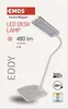 LED stolní lampa EDDY, bílá Voir les images du produit