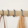 ACAZA Garderobe - 16 Haken - 88 cm - Helles Eichenholz - Produktbild-Vorschau 4