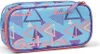 A satch pencil case with a geometric pattern. Produktbild-Vorschau