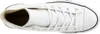 A top-down view of a white Converse sneaker. Produktbild-Vorschau