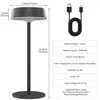 LED Tischlampe Solar Wiederaufladbar Kabellos Tischleuchte Produktbild-Vorschau 5