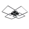 A modern, geometric LED ceiling light fixture with multiple square frames. Podgląd zdjęcia produktu