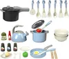 Kinderküche Zubehör Set - Spielküche Kochset mit Töpfen & Produktbild-Vorschau 3