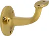 Handlaufhalter HLH 4541 Messing poliert gewölbte Auflage Produktbild-Vorschau 1