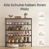 VASAGLE Schuhbank, Schuhaufbewahrung, Schuhregal, Produktbild-Vorschau 6