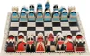 Petit Collage Holz-Schachspiel - buntes Strategiespiel für Produktbild-Vorschau 1