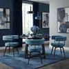 ML-Design Esszimmerstühle drehbar 4er Set in Blau Produktbild-Vorschau 8