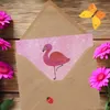 Mr. & Mrs. Panda Grußkarte Flamingo Classic - Aquarell Pink Produktbild-Vorschau 3